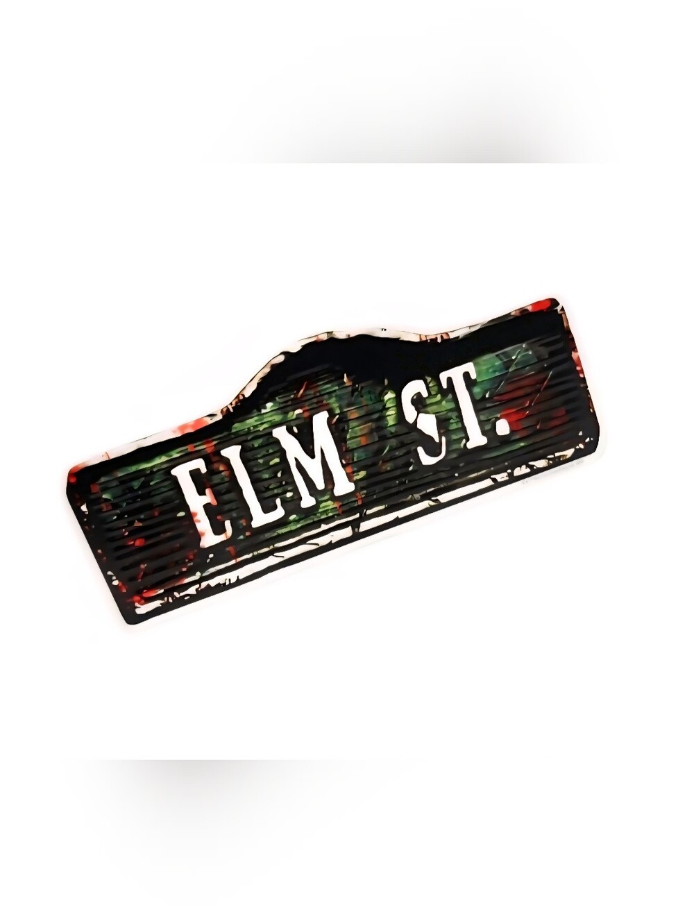 Nightmare On "Elm Street" Spooky Hanging Tin Sign
